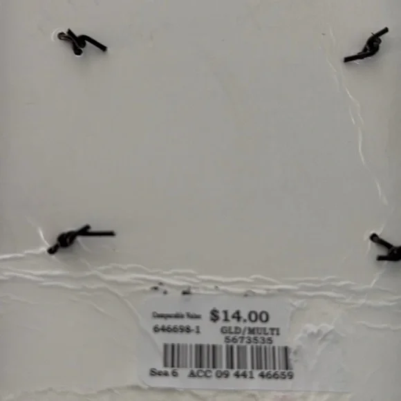 Nicole Miller Gold Charm Bracelet with Colorful Charms - Picture 5 of 5